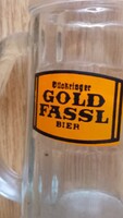 Gold Fassl sörös korsó 3 dl