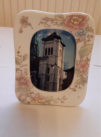 Vintage porcelán képkeret, fényképtartó Japánból