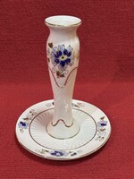 Zsolnay Pécs kézi festésű porcelán gyertyatartó