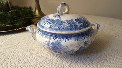 Villeroy & Boch"Burgenland"porcelán fedeles pörköltes,köretes tál