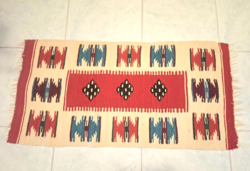 Erdélyi torontáli szőnyeg  szép, nem kopott (78 cm x 39 cm)
