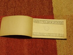 Kiváló műlapok jegyzéke / kiadás éve 1900-as évek elején