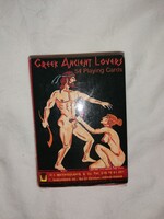 Greek Ancient Lovers görög sexuális témájú játékkártya    O