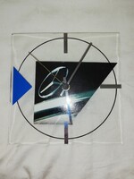 Mercedes emblémás art deko falióra    O