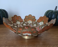 Keleti stílusú réz tál