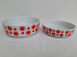 Alföldi Centrum Varia (napocska) mintás porcelán  köretes tálak