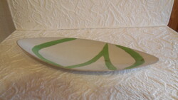 Zsolnay  , asztalközép  , Török János  tervezte , ritkán látott  színben , az ötvenes évekből