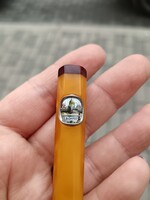 Vintage bakelit szipka – Budapest díszítéssel