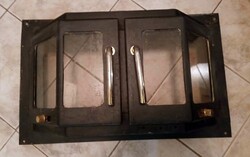 Hatalmas kandalló ajtó kályha ajtó