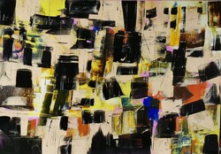 Baján Ildikó festmény 70 x 100 cm.