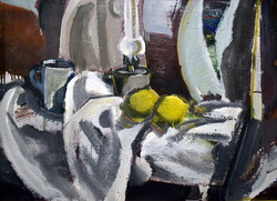 Dobrovits Ferenc (1941 - 1988): CSENDÉLET PETRÓLEUMLÁMPÁVAL