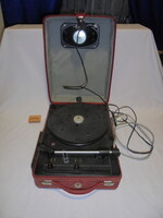 Retro TESLA  hordozható lemezjátszó