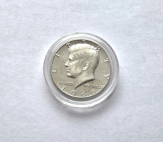 USA ezüst Half / Fél Dollár 1966, kapszulában.