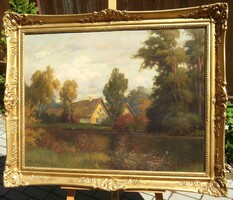 (K) Tordai Székely (20.sz.első fele) : Tóparti házak