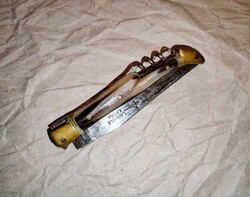 Régi impozáns G. DAVID LAGUIOLE bicska, gyűjteményből. Kés, bicska, tőr, borotva. Nr8..