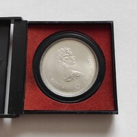 Kanada 1973 5 Dollár Montreál 1976 olimpia ezüstérem