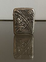 Szecessziós Ezüst Gyufatartó