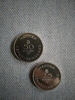 EZÜST 25+50 FORINT 1961 BP PP