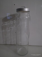 ÜVEG - SPAGETTIS - 33 x 10 cm - 2,1 LITER -  FÉM TETŐ - HIBÁTLAN