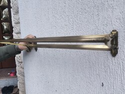 Art Deco stílusú réz előszoba fogas kalap tartó , Szecessziós Art Noveau törülköző tartó