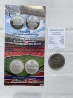 2021 XVI. UEFA Labdarúgó Európa-bajnokság 2000 Ft színesfém emlékérme, BU, certivel, prospektussal