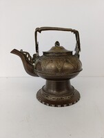 Antik tibeti bronzírozott réz bronz teás kanna buddhista kancsó Ázsia Tibet Buddha 524 5905