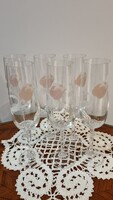 Hollóházi Crystal Sparkling Set with Tulip Pattern