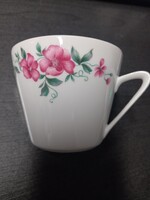 Alföldi Porcelán ritka virágmintás  csésze teához, kapuchinóhoz(1970–1980-as évek)