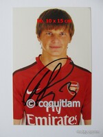 Andrey Arshavin Arsenal sajátkezüleg   dedikált  fényképe     labda futball