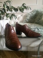 Catwalk 40-es barna eco, vegán, műbőr félcipő