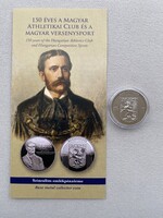 2025 150 éves a Magyar Athletikai Club (MAC) 3000 Forint színesfém emlékérme, UNC, prospektussal