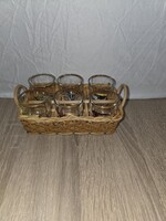 Retró autós feles pohár tartójával