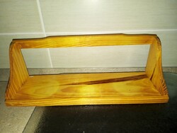 Fali fűszertartó polc fából