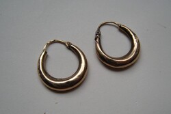 Antik arany karika fülbevaló, 1,7 cm