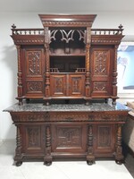 Ónémet (neoreneszánsz) stílusú nagypolgári tálaló