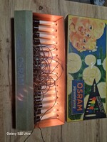 Antik karácsonyfa izzó retro karácsonyi fény füzér régi karácsonyfa égő