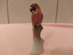 Herendi festett porcelán kicsi papagáj