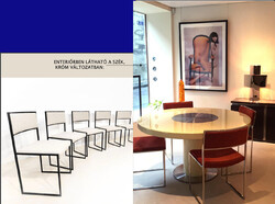 Willy Rizzo  - étkezőszék - vintage - midcentury - design szék