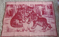 Vintage meleg gyapjú takaró  180 x 128 cm