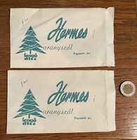 Régi retro ,  Karácsonyfadísz , aranyszál