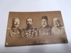 A központi hatalmak vezetői az első világhábor idejéből.  Ferenc József ....  1005