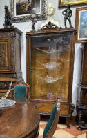 Impozáns eklektikus 100 éves antik vitrin