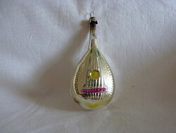 RÉGI ÜVEG KARÁCSONYFADÍSZ - MANDOLIN!