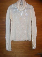 Moda international flitteres mohair női felső  XS-es, Új.