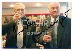 Grosics Gyula és Buzánszky Jenő Aranycsapat dedikált fénykép. foci labda futball