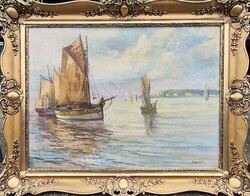 Fekete jelzéssel / Vitorlások a tengeren