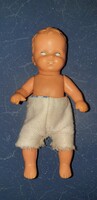 Retro kaucsuk játék baba 14 cm