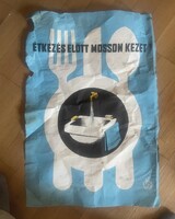 Étkezés elott módon kezet regi Retro plakát szocreal kadar Rákosi barokk