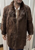 Vintage barna szőrme kabát eladó