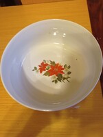Mikulás virág mintás Zsolnay pörköltes vagy leveses tál